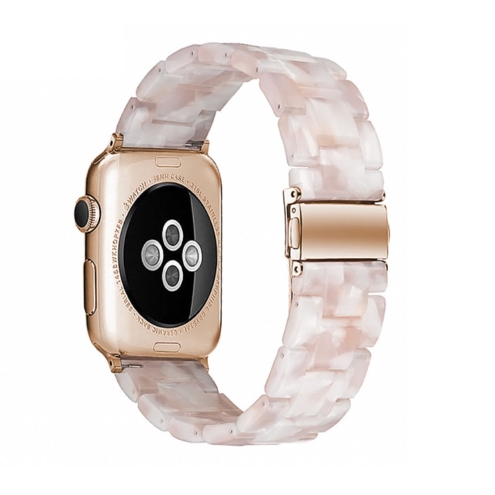 NEW Light Pink Resin Replacement Apple Watch Band